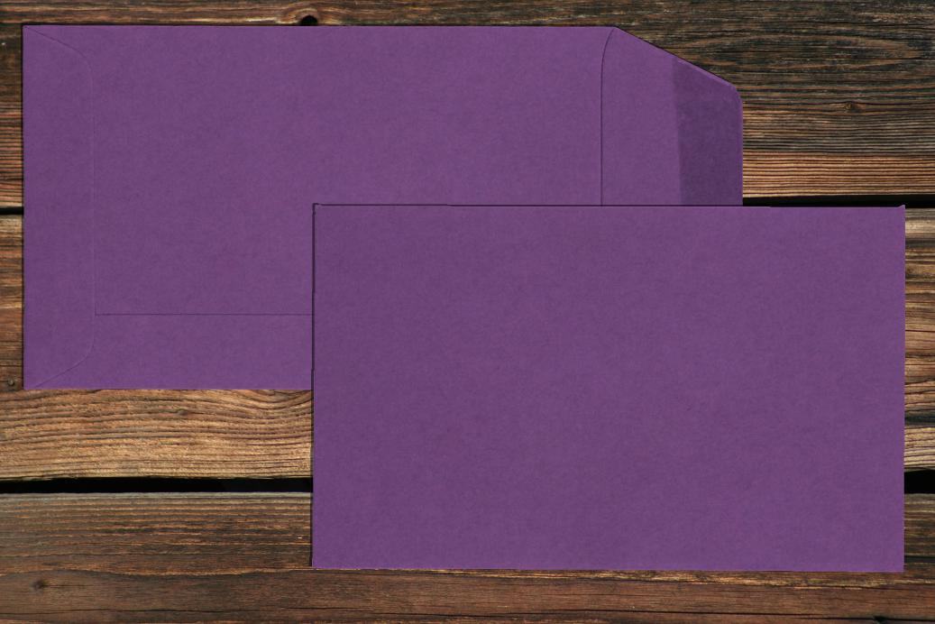 Versandtaschen 65x105 mm Nassklebend Violett 120 g/qm